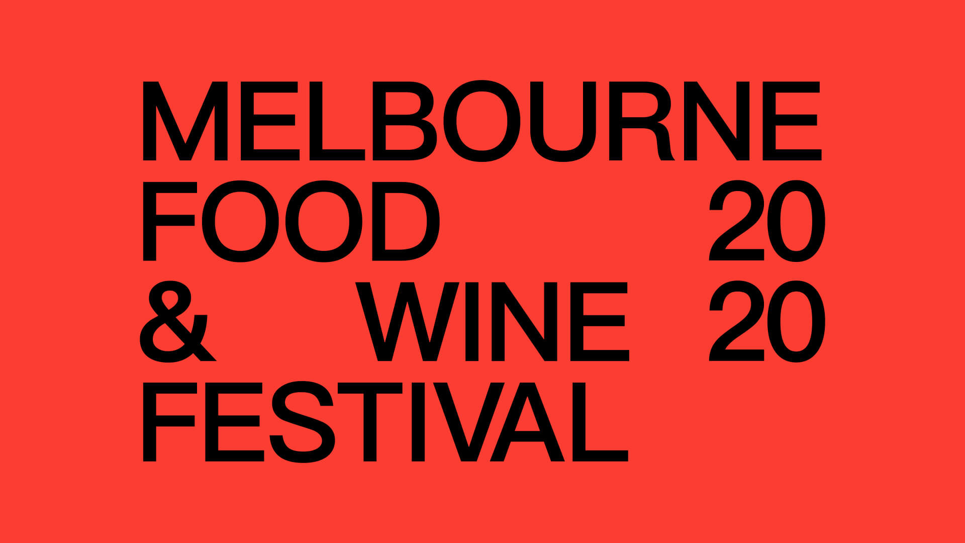 Melbourne Food & Wine Festival 2020