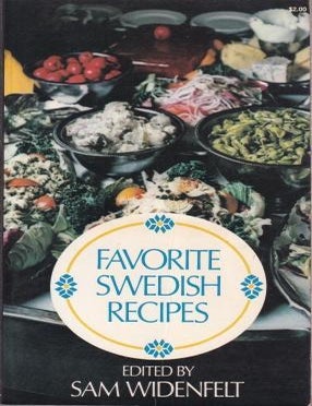 Item #0486231569-01 Favorite Swedish Recipes. Sam Widenfeldt.