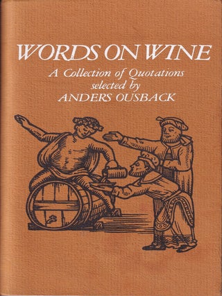 Item #0855720913-02 Words on Wine. Anders Ousback