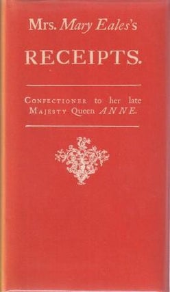Item #0907325254-01 Mrs Mary Eales's Receipts. Mary Eales