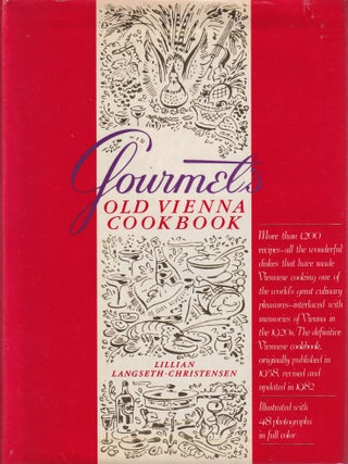 Item #0933166036-02 Gourmet's Old Vienna Cookbook. Lillian Langseth-Christensen