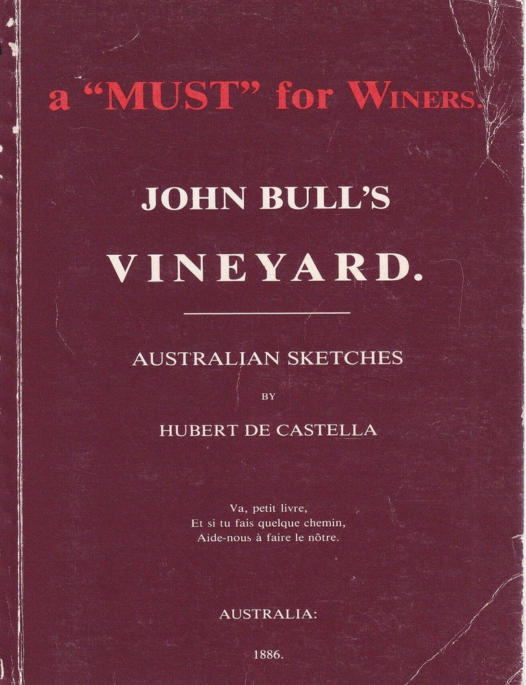 Item #095938720-01 John Bull's Vineyard. Hubert de Castella.
