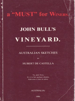 Item #095938720-01 John Bull's Vineyard. Hubert de Castella