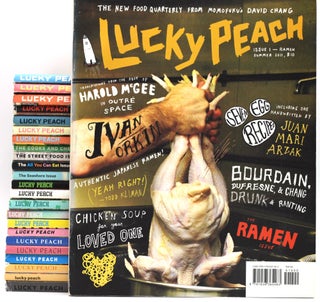 Item #10077 Lucky Peach Magazine Issues 1-24/25. David Chang, Peter Meehan, Chris Ying