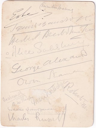 Sutton Place Déjeuner du 8 Juin 1909