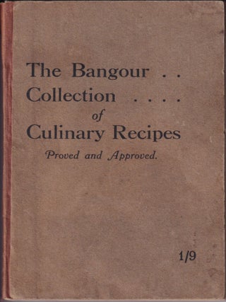 Item #10700 Bangour Collection of Culinary Recipes. Mary F. Keay, comp