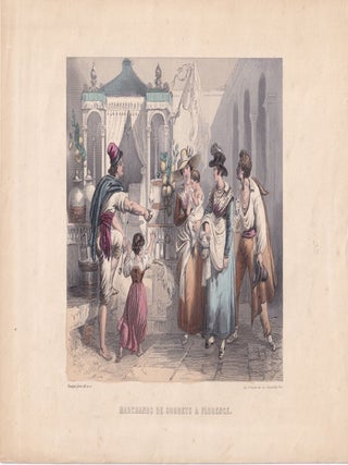 Item #10986 Marchands de Sorbets a Florence. Rouargue Freres