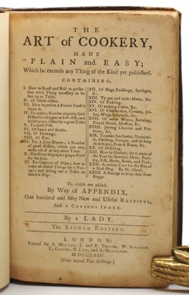The Art of Cookery Made Plain & Easy