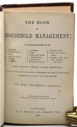 The Book of Household Management