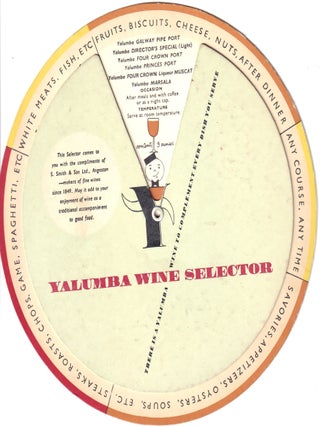 Item #11246 [Volvelle] Yalumba Wine Selector