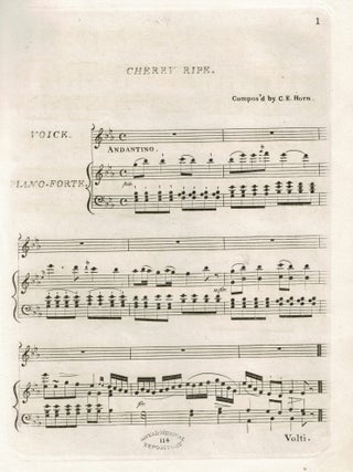 Cherry Ripe. A Cavatina