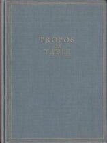 Item #2629 Propos de Table. James Coquet