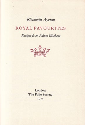 Royal Favourites: recipes from Palace