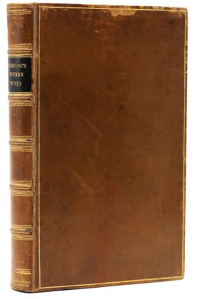 Item #4502 A History & Description of Modern Wines. Cyrus Redding