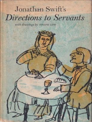 Item #9630 Jonathan Swift's Directions to Servants. Jonathan Swift
