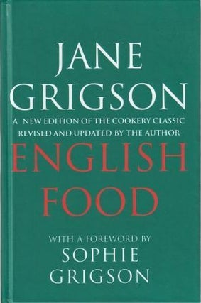 Item #9780091770433-3 English Food. Jane Grigson
