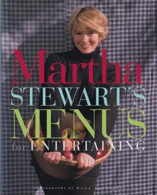Item #9780091790097-1 Martha Stewart's Menus for Entertaining. Martha Stewart
