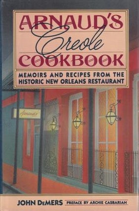 Item #9780671630249-1 Arnaud's Creole Cookbook. John DeMers