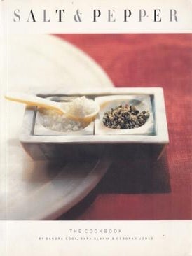 Item #9780811834230-1 Salt & Pepper: the cookbook. Sandra Cook, Sara Slavin, Deborah Jones