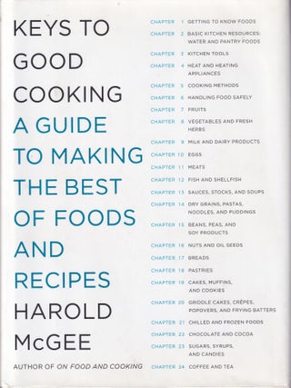 Item #9781594202681-1 Keys to Good Cooking. Harold McGee